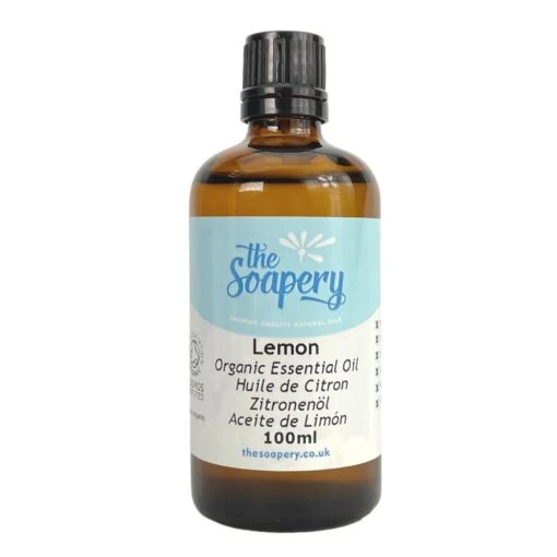 Lemon Essential Oil - Organic -Soap Making Hub 100ml clipped rev 1 ae2ed41f eaca 433f bbb9 fdf84c00ca1e