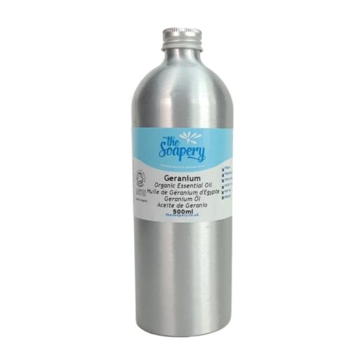 Geranium Essential Oil – Organic -Soap Making Hub 500ml clipped rev 1 ccd87513 1186 42ee 8060 b486ea7f6ac2