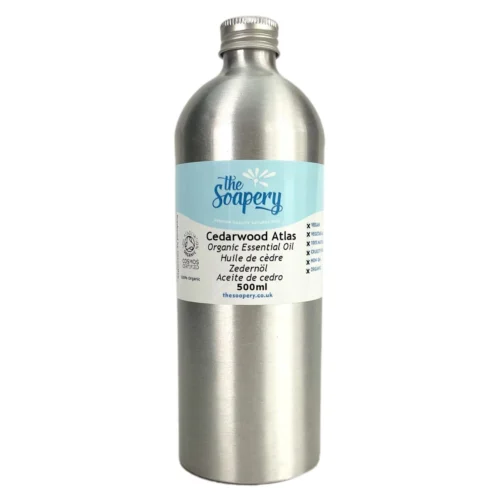 Cedarwood Atlas Essential Oil – Organic -Soap Making Hub CEDARORG500 clipped rev 1