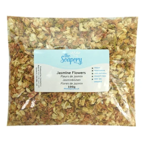 Jasmine Flowers - Dried -Soap Making Hub Jasmine100g clipped rev 1 1 600700
