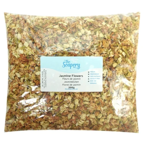 Jasmine Flowers - Dried -Soap Making Hub Jasmine200g clipped rev 1 1