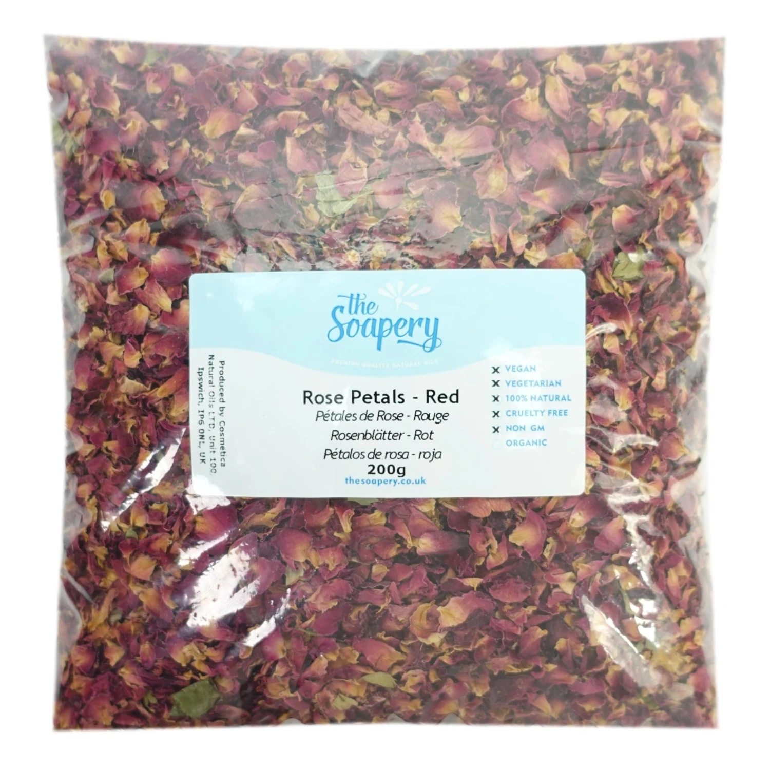 Rose Petals - Red, Dried 7 Rose Petals - Red, Dried - Image 5