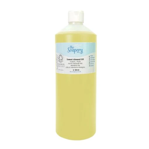 Sweet Almond Oil - Organic -Soap Making Hub almond1litre 441734