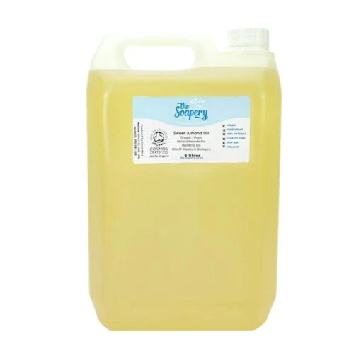 Sweet Almond Oil - Organic -Soap Making Hub almond5litres 594649