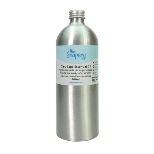 Clary Sage Essential Oil -Soap Making Hub clary500ml clipped rev 1 389877