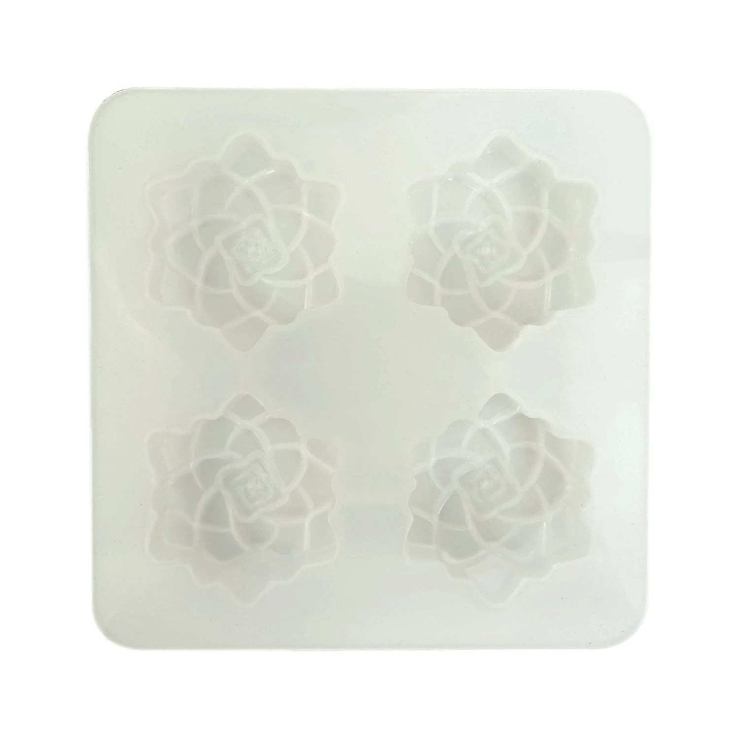 Flower Mould 4 Cell 3 Flower Mould 4 Cell