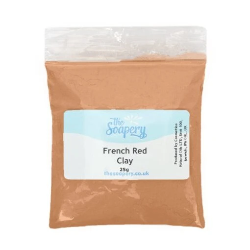 French Red Clay 13 French Red Clay -Soap Making Hub redclay25g 386832