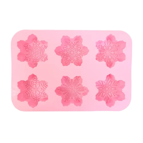 Snowflake Mould 6 Cell