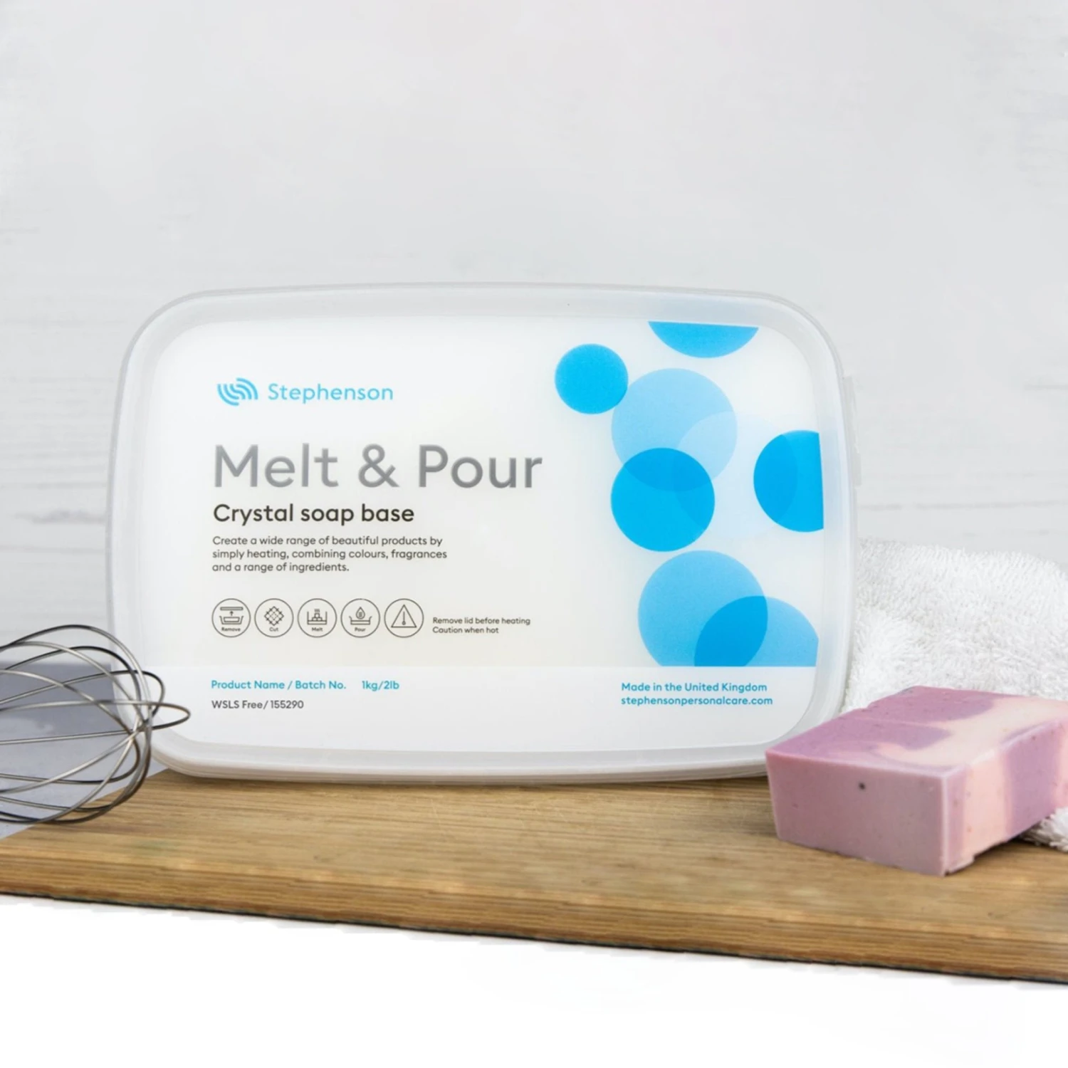 Opaque White Melt And Pour Soap Base - SLS Free 3 Opaque White Melt And Pour Soap Base - SLS Free